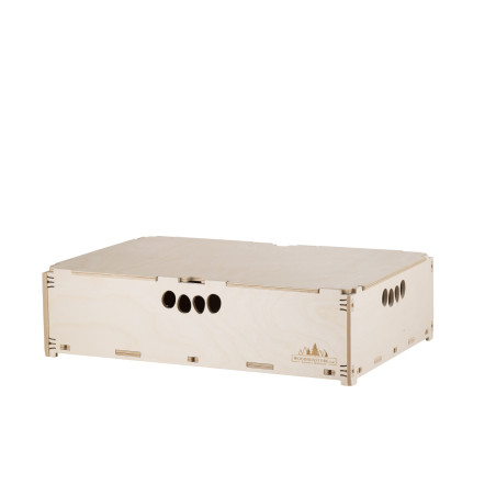 31 Liter Aufbewahrungsbox 60x40x17cm mit Deckel kaufen | Passgenauer Deckel | Woodboxstore