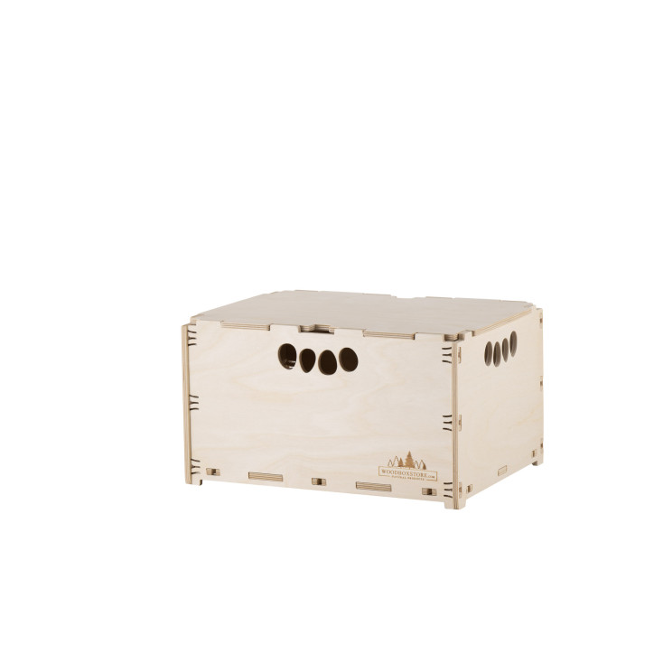 21 liter storage box 40x30x23cm with lid