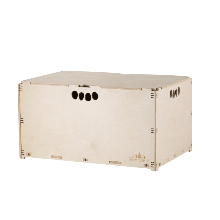 63 Liter Aufbewahrungsbox 60x40x32cm mit Deckel