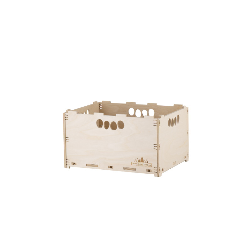 21 Litrů – stohovatelná dřevěná úložná bedna 40x30x23cm