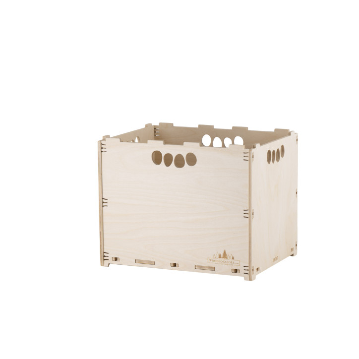 30 Litrů – stohovatelná dřevěná úložná bedna 40x30x32cm
