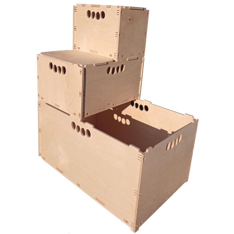 Arkmiido Aufbewahrungsbox Aufbewahrungsbox 68L Home Storage Box