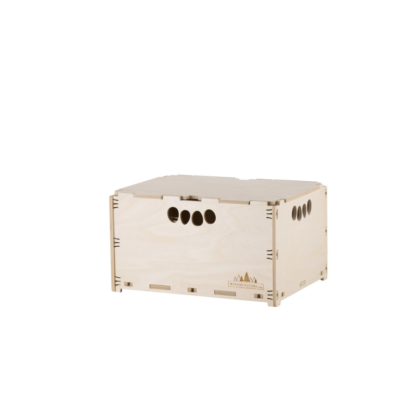 Koupit 21 Litrů Dřevěný Box (40x30x23cm) | Stohovatelná Bedna | W Koupit 21 Litrů Dřevěný Box (40x30x23cm) | Stohovatelná Bedna | W
