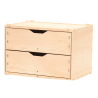 Wooden Drawer Box 60x40x42cm | 2 Drawers | BLUM & Clicksystem | Stackable Wooden Drawer Box 60x40x42cm | 2 Drawers | BLUM & Clicksystem | Stackable