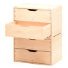 Wooden Drawer Box 60x40x42cm | 2 Drawers | BLUM & Clicksystem | Stackable Wooden Drawer Box 60x40x42cm | 2 Drawers | BLUM & Clicksystem | Stackable