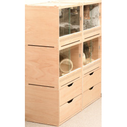 Wooden Drawer Box 60x40x42cm | 2 Drawers | BLUM & Clicksystem | Stackable