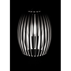 Avilo Pendant Light Reddish brown | Wooden Hanging Lamp | D: 18cm H: 23cm | E27